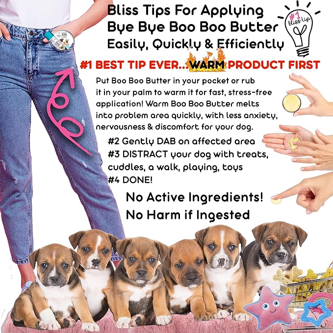The Blissful Dog 8 oz TIN American Staffordshire Terrier Booboo Butter