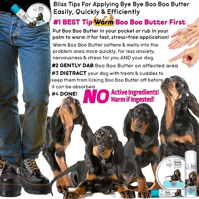 The Blissful Dog Coonhound Boo Boo Butter, 2-Ounce