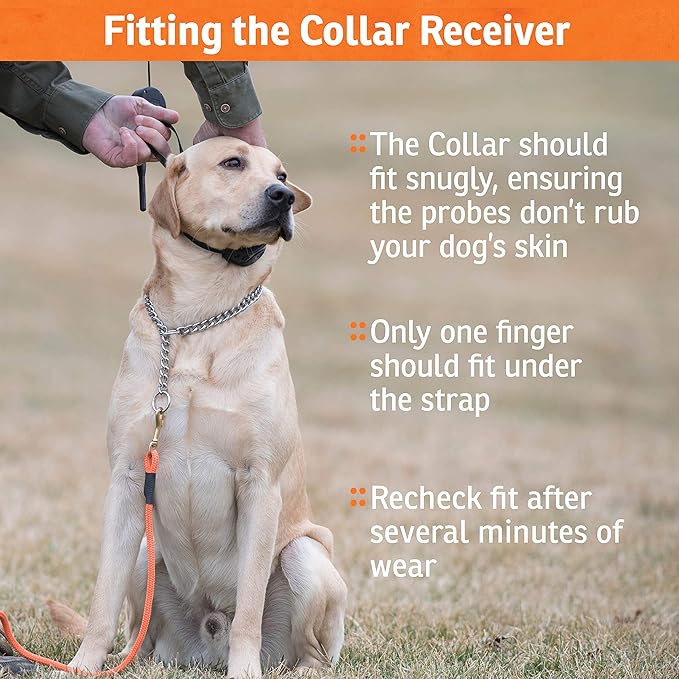 SportDOG FieldTrainer 425XS - Remote Trainer Designed for Off-Leash Control & Training - for Stubborn Dogs - 500-Yard Range - Waterproof - Quick-Charge Collar - Static, Tone, & Vibration