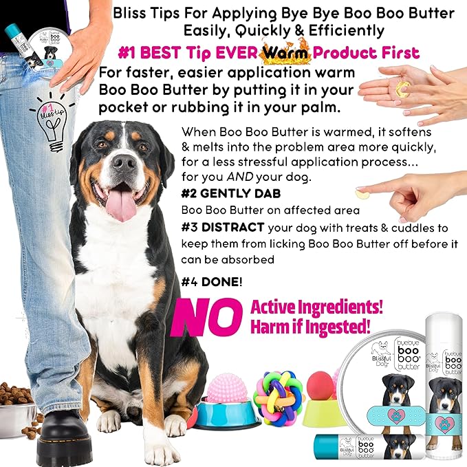 The Blissful Dog Greater Swiss Mountain Dog Boo Boo Butter, 1-Ounce