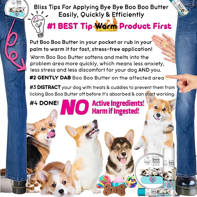 The Blissful Dog 4 oz TIN Corgi Booboo Butter